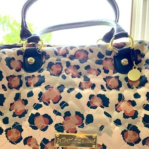 Betsey Johnson leopard purse